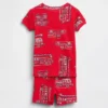 Pyjama-setje voor Baby & Peuter van biologisch geborsteld katoen met brandweerwagenmotief
