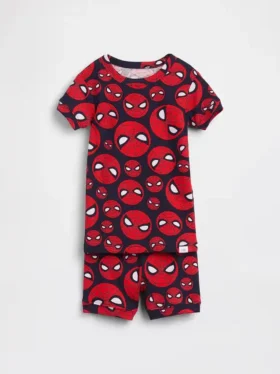 Pyjama-setje voor Baby & Peuter van biologisch geborsteld katoen met Marvel-print