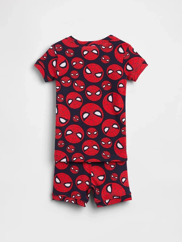 Pyjama-setje voor Baby & Peuter van biologisch geborsteld katoen met Marvel-print