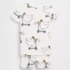 Pyjama-setje voor Baby & Peuter van biologisch geborsteld katoen met ‘Scooter Seagull’-print