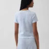 Pyjama-T-shirt met pointelle-patroon