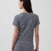 Pyjama-T-shirt met pointelle-patroon