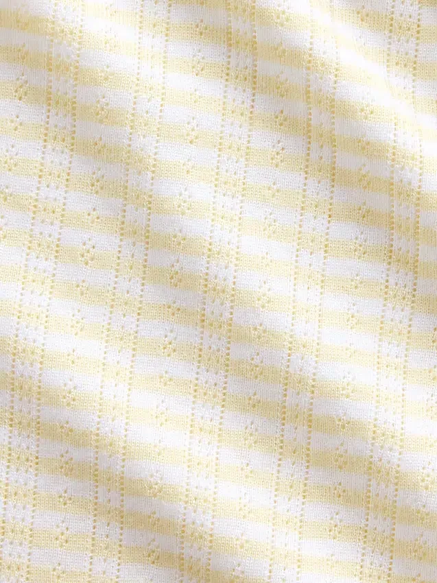 Pyjama-T-shirt met pointelle-patroon