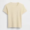 Pyjama-T-shirt met pointelle-patroon