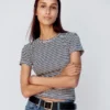 Pyjama-T-shirt met pointelle-patroon