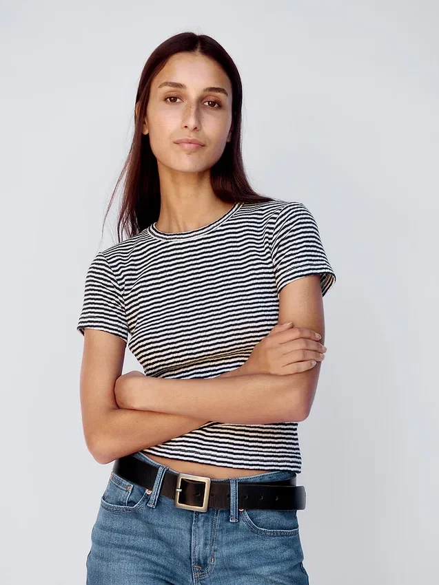 Pyjama-T-shirt met pointelle-patroon
