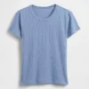 Pyjama-T-shirt met pointelle-patroon