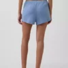 Pyjamakorte broek met pointelle-patroon