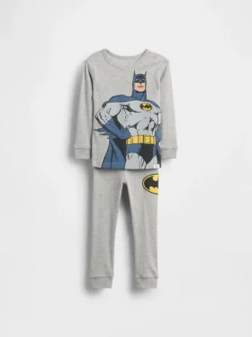 Pyjamaset van biologisch geborsteld katoen met Batman-motief voor Baby & Peuter