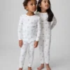 Pyjamaset van biologisch geborsteld katoen met Winnie de Poeh-motief voor Baby & Peuter