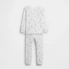 Pyjamaset van biologisch geborsteld katoen met Winnie de Poeh-motief voor Baby & Peuter