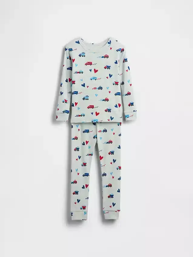 Pyjamaset van biologisch geborsteld katoen voor Baby & Peuter