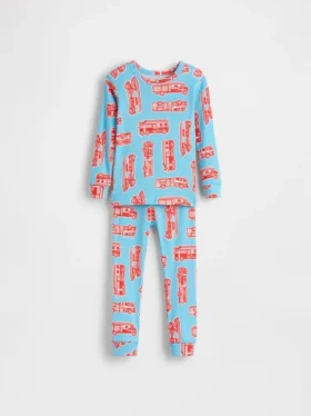 Pyjamaset van biologisch geborsteld katoen voor Baby & Peuter