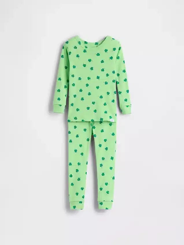 Pyjamaset van biologisch geborsteld katoen voor Baby & Peuter