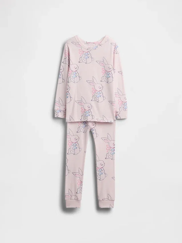 Pyjamaset van biologisch geborsteld katoen voor Baby & Peuter