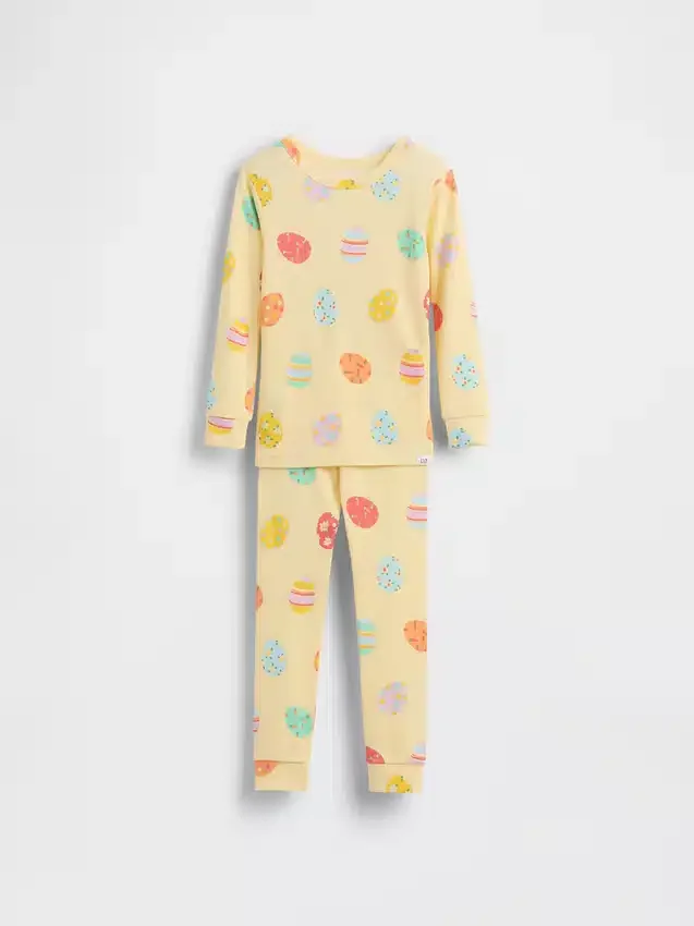 Pyjamaset van biologisch geborsteld katoen voor Baby & Peuter