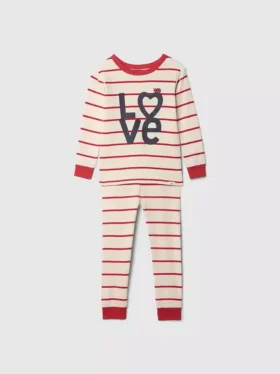 Pyjamaset van biologisch geborsteld katoen voor Baby & Peuter