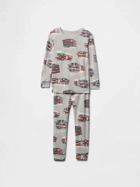 Pyjamaset van biologisch geborsteld katoen voor Baby & Peuter