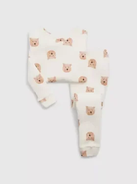 Pyjamaset van biologisch geborsteld katoen voor Baby & Peuter