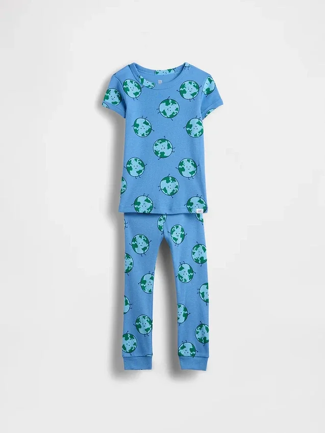 Pyjamaset van biologisch geborsteld katoen voor Baby & Peuter