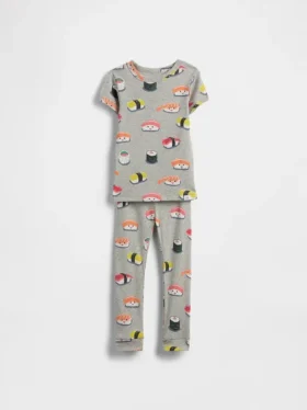 Pyjamaset van biologisch geborsteld katoen voor Baby & Peuter