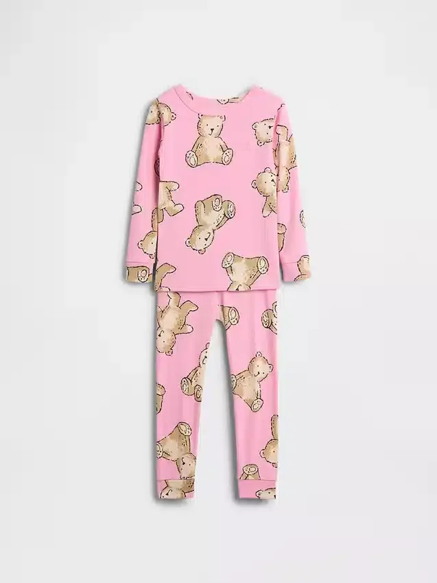Pyjamaset van biologisch geborsteld katoen voor Baby & Peuter
