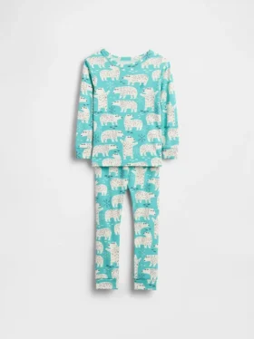 Pyjamaset van biologisch geborsteld katoen voor Baby & Peuter
