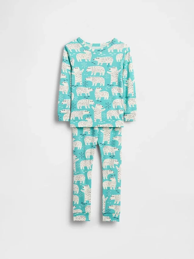 Pyjamaset van biologisch geborsteld katoen voor Baby & Peuter