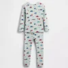 Pyjamaset van biologisch geborsteld katoen voor Baby & Peuter