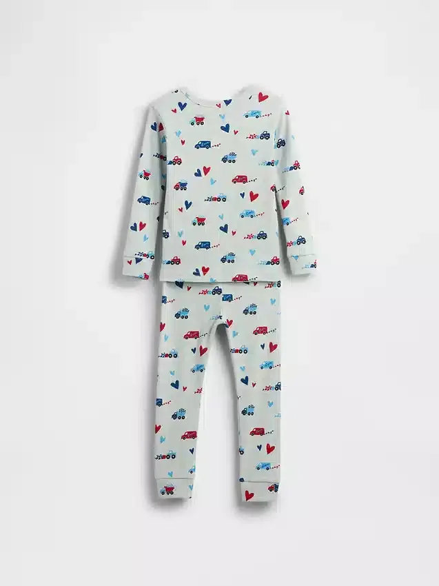 Pyjamaset van biologisch geborsteld katoen voor Baby & Peuter