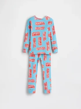Pyjamaset van biologisch geborsteld katoen voor Baby & Peuter