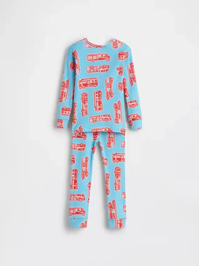 Pyjamaset van biologisch geborsteld katoen voor Baby & Peuter