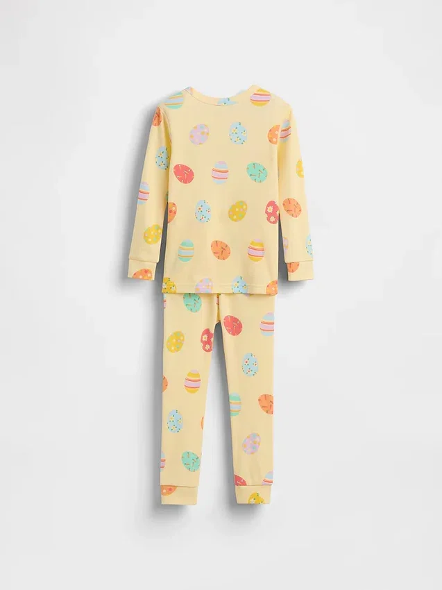 Pyjamaset van biologisch geborsteld katoen voor Baby & Peuter