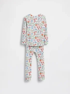 Pyjamaset van biologisch geborsteld katoen voor Baby & Peuter
