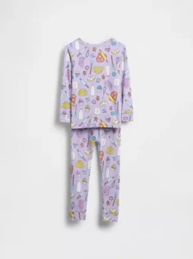 Pyjamaset van biologisch geborsteld katoen voor Baby & Peuter