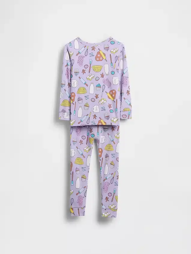 Pyjamaset van biologisch geborsteld katoen voor Baby & Peuter