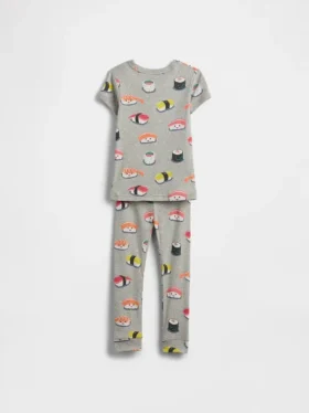 Pyjamaset van biologisch geborsteld katoen voor Baby & Peuter