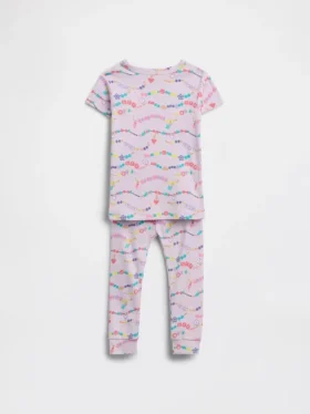 Pyjamaset van biologisch geborsteld katoen voor Baby & Peuter