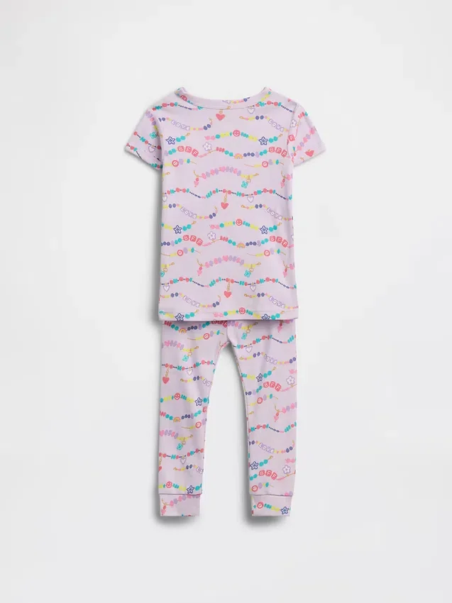 Pyjamaset van biologisch geborsteld katoen voor Baby & Peuter