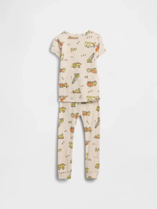 Pyjamaset van biologisch geborsteld katoen voor Baby & Peuter