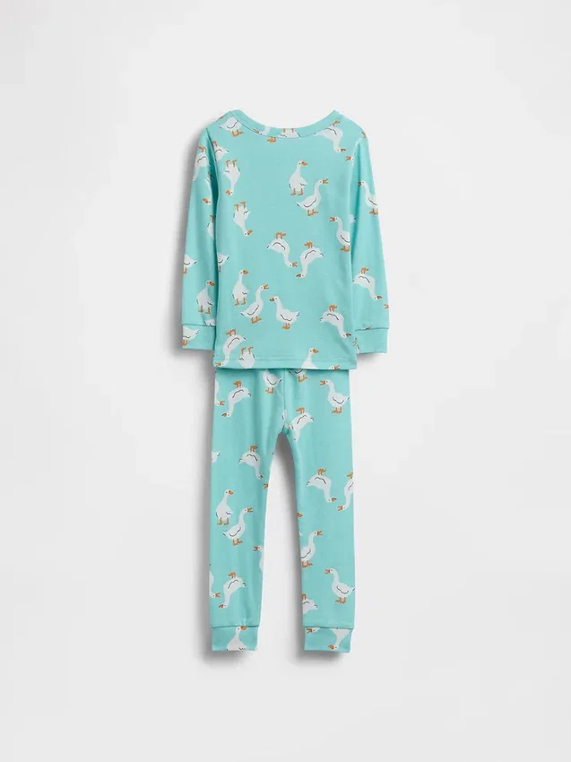 Pyjamaset van biologisch geborsteld katoen voor Baby & Peuter