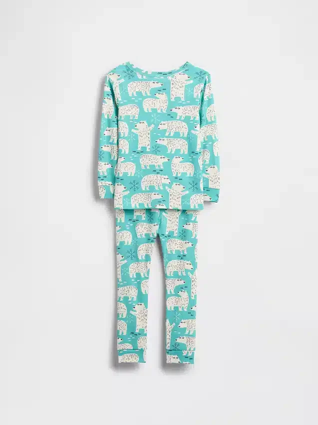 Pyjamaset van biologisch geborsteld katoen voor Baby & Peuter