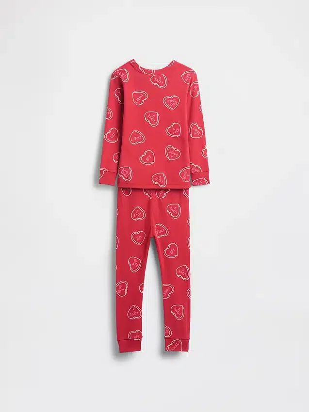 Pyjamaset van biologisch geborsteld katoen voor Baby & Peuter