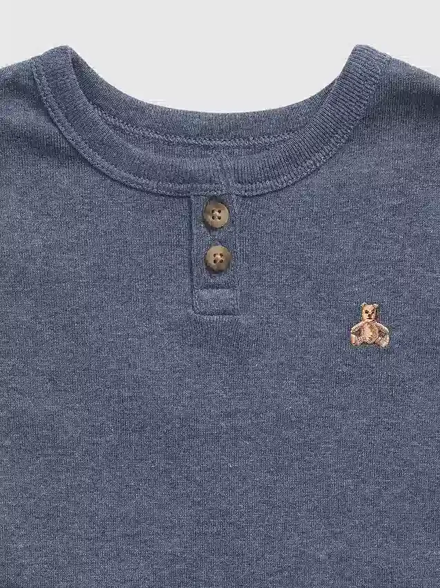 Pyjamaset van biologisch katoen in gemêleerde kleur voor Baby & Peuter