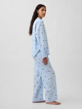 Pyjamaset van popeline
