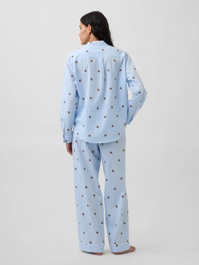 Pyjamaset van popeline