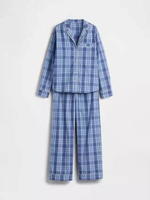 Pyjamaset van popeline