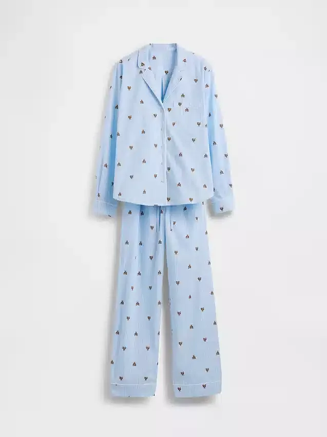 Pyjamaset van popeline