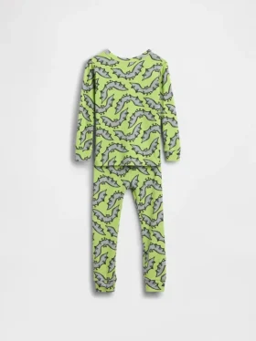 Pyjamaset voor Baby & Peuter van biologisch geborsteld katoen met vleermuizenprint