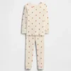 Pyjamaset voor kinderen en baby’s van biologisch geborsteld katoen met Pumpkin Bear-print
